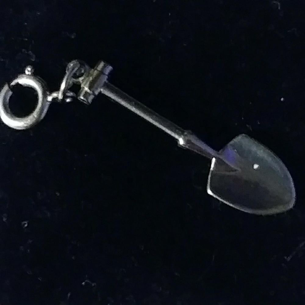 Sterling silver shovel